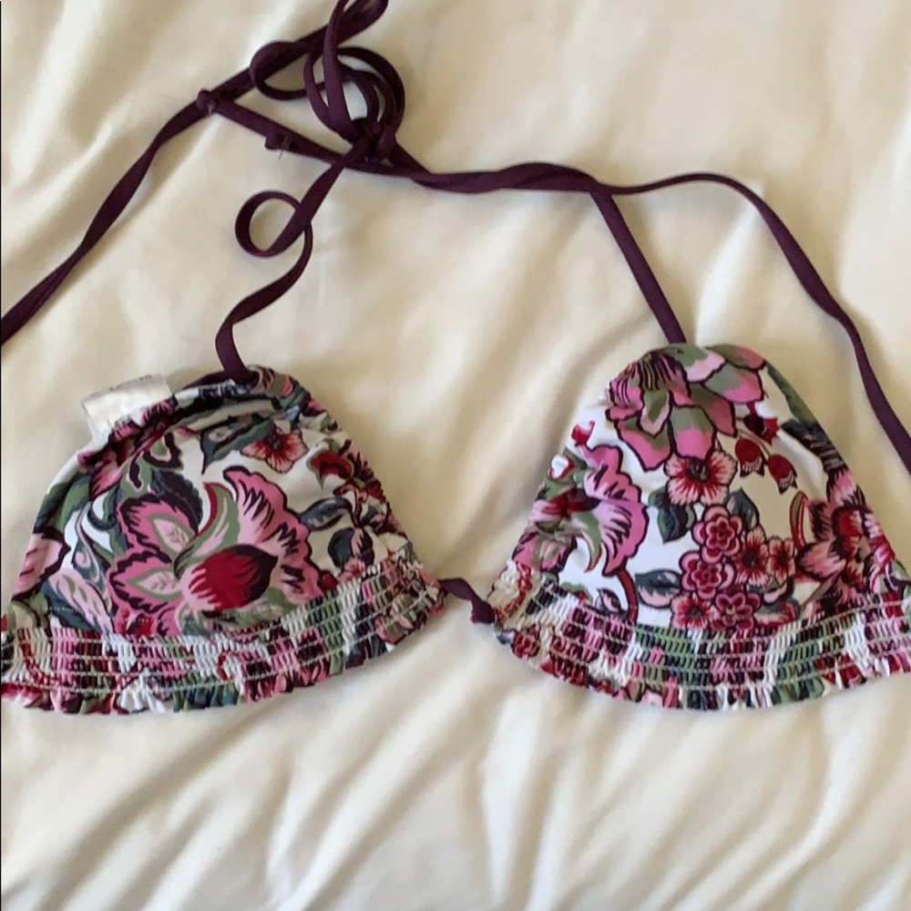 Flower bikini top